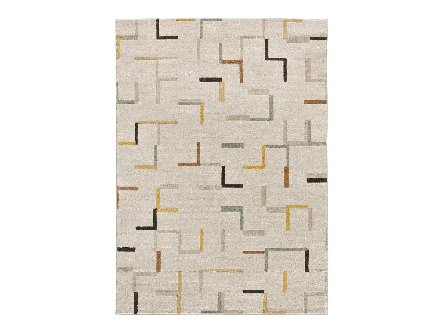 Alfombra interior - geométrico - multicolor - 120 x 170 cm - DOMUS