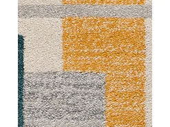 Alfombra interior - geométrico - multicolor - 80 x 150 cm - DEBBI