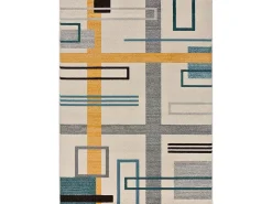 Alfombra interior - geométrico - multicolor - 80 x 150 cm - DEBBI