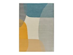 Alfombra interior - geométrico - multicolor - 140 x 200 cm - MONIC