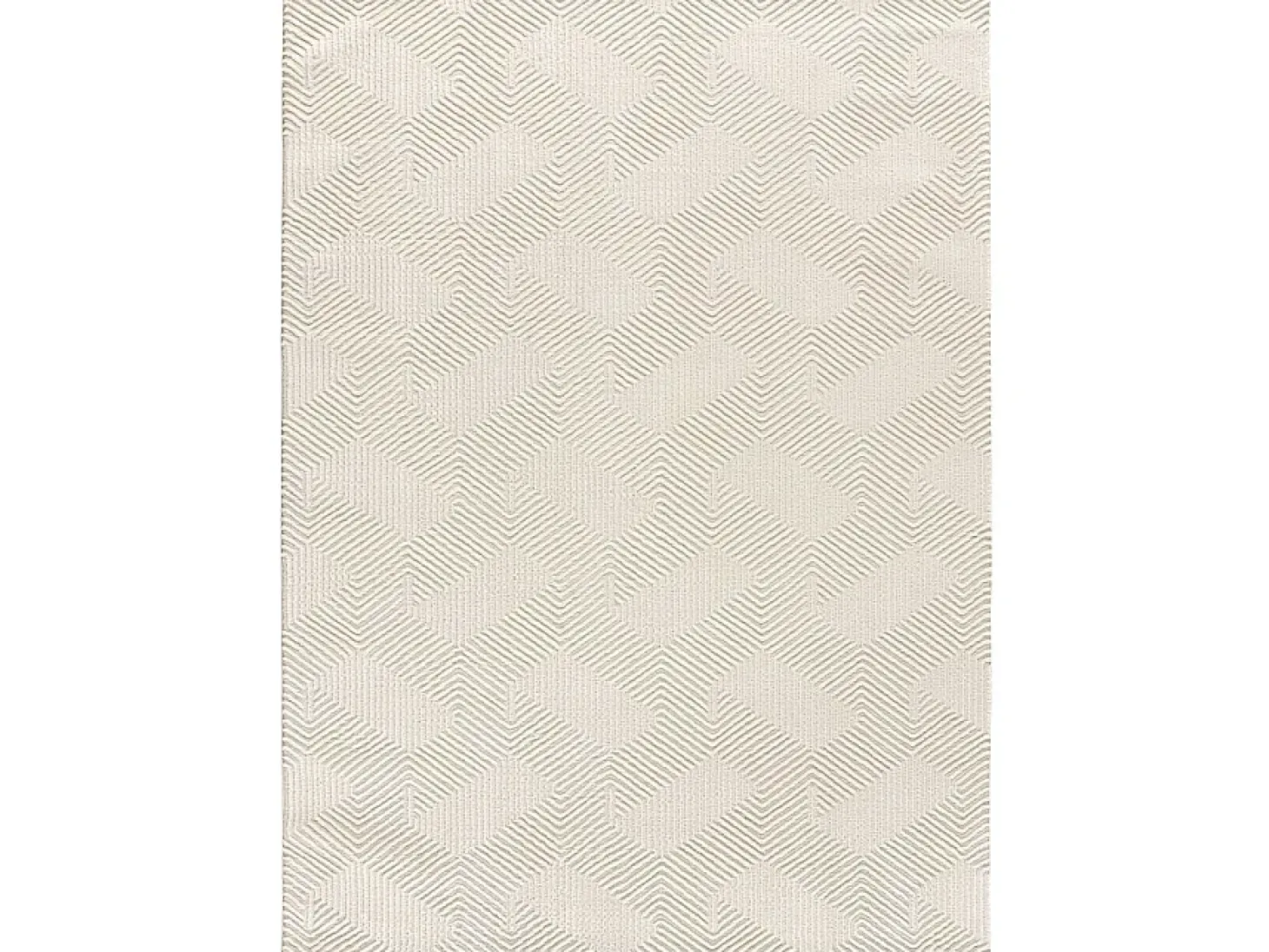 Alfombra interior - geométrico - crema - 160 x 230 cm - SIGN