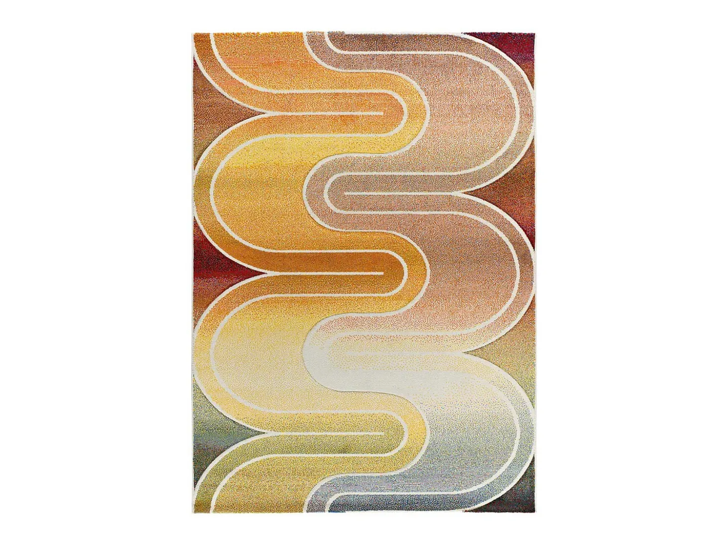 Alfombra interior - geométrico - multicolor - 120 x 170 cm - SYBIL