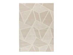 Alfombra interior - geométrico - blanco - 133 x 190 cm - SENSATION