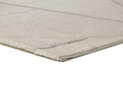 Alfombra interior - geométrico - crema - 120 x 170 cm - LENA