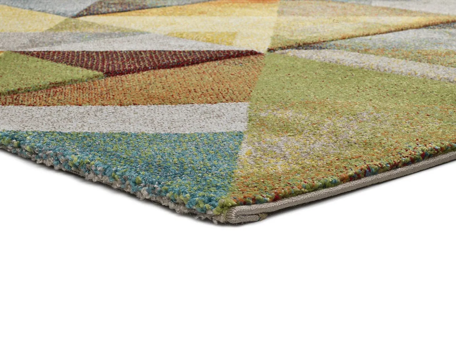 Alfombra interior - geométrico - multicolor - 140 x 200 cm - MATRIX