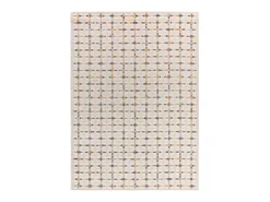 Alfombra interior - geométrico con relieve - multicolor - 133 x 190 cm - BARESA