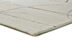 Alfombra interior - geométrico - crema - 120 x 170 cm - LENA