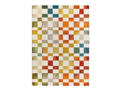 Alfombra interior - geométrico - multicolor - 140 x 200 cm - BRUNEI