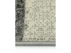 Alfombra interior - geométrico - gris - 160 x 230 cm - AMBER