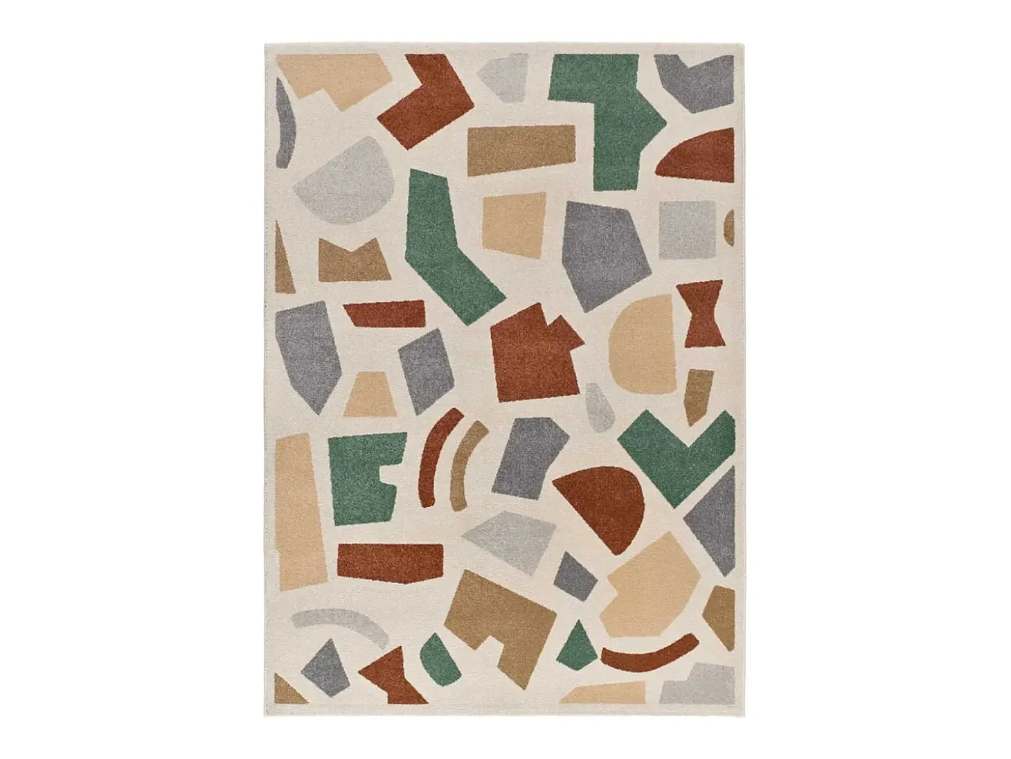 Alfombra interior - geométrico - multicolor - 133 x 190 cm - BERUTI