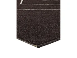 Alfombra interior - geométrico - negro - 160 x 230 cm - BREDA