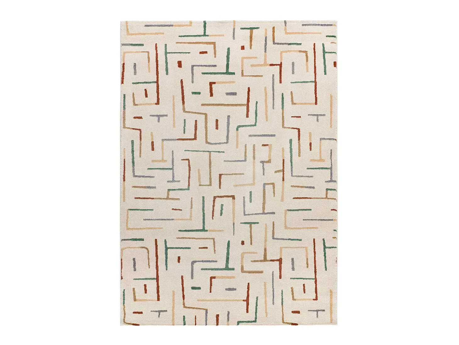 Alfombra interior - geométrico - multicolor - 160 x 230 cm - BERUTI