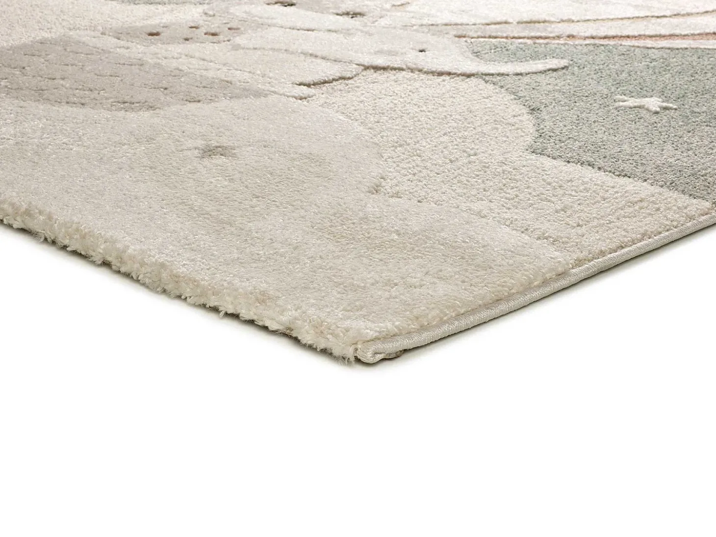 Alfombra interior - infantil animales - verde - 120 x 170 cm - CLOWN