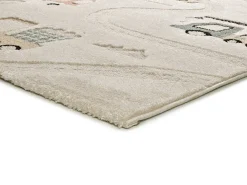 Alfombra interior - infantil coches y carreteras - multicolor - 120 x 170 cm - CLOWN