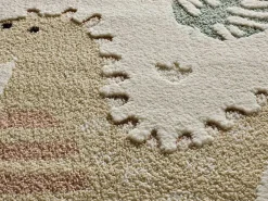Alfombra interior - infantil dinosaurios - multicolor - 120 x 170 cm - CLOWN
