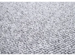 Alfombra interior - liso - plata - 120 x 170 cm - PETRA
