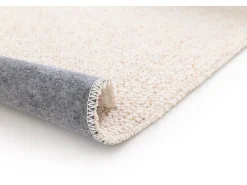 Alfombra interior - liso - blanco - 160 x 230 cm - PETRA