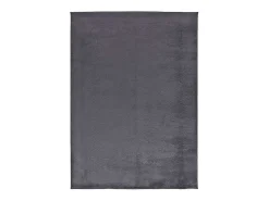 Alfombra interior - liso - antracita - 60 x 100 cm - CORALINE