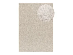 Alfombra interior - liso - crema - 120 x 170 cm - PETRA