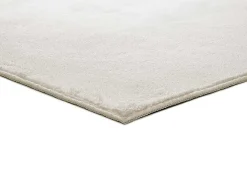 Alfombra interior - liso - blanco - 80 x 150 cm - CORALINE