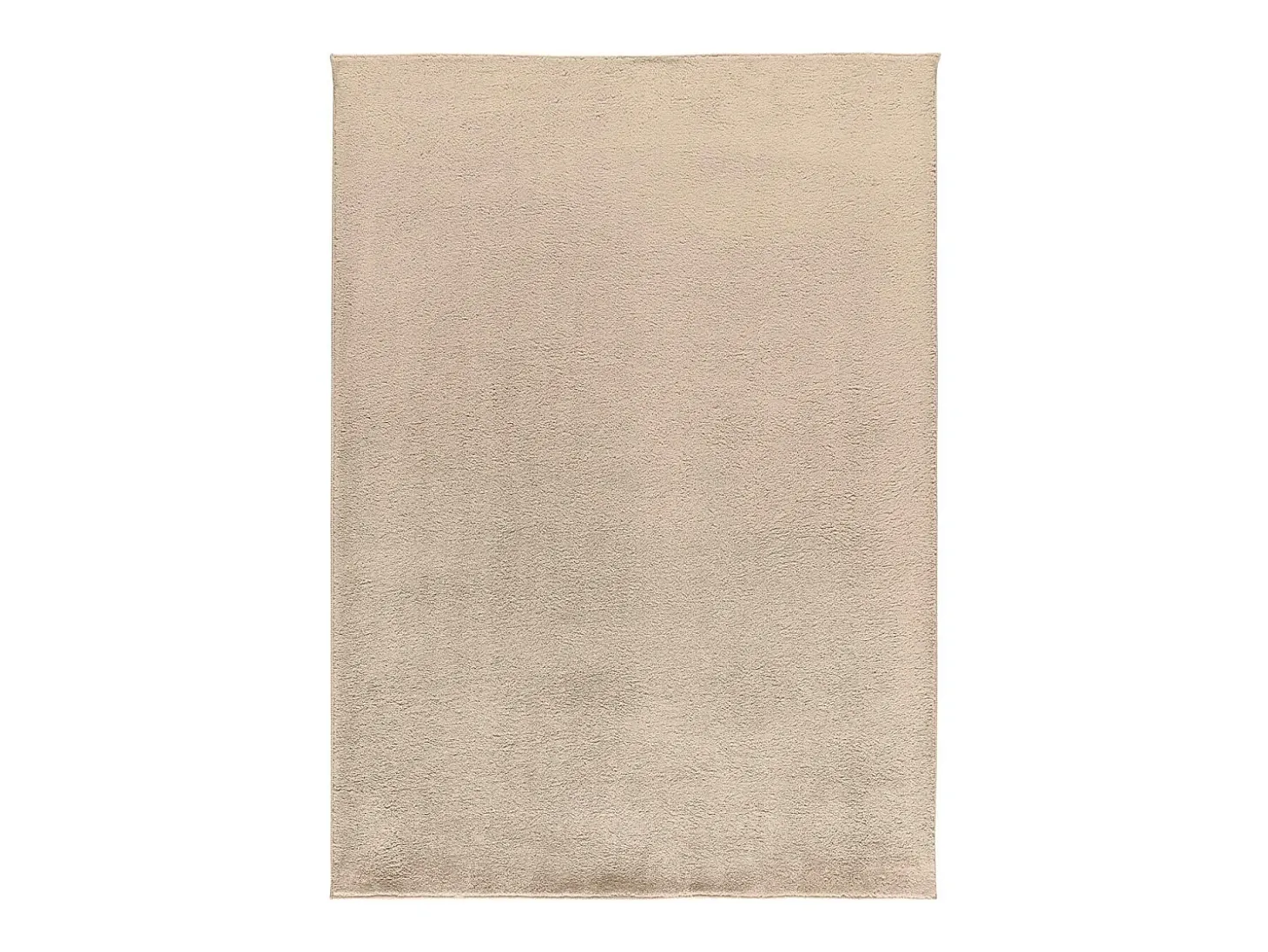 Alfombra interior - liso - beige - 60 x 100 cm - CORALINE