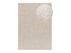 Alfombra interior - liso - crema - 200 x 290 cm - PETRA