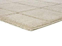 Alfombra interior - shaggy - blanco - 60 x 120 cm - MOLIER