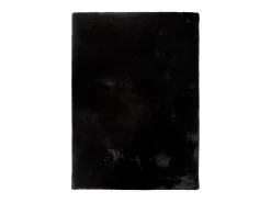 Alfombra interior - shaggy liso - negro - 160 x 230 cm - FOX