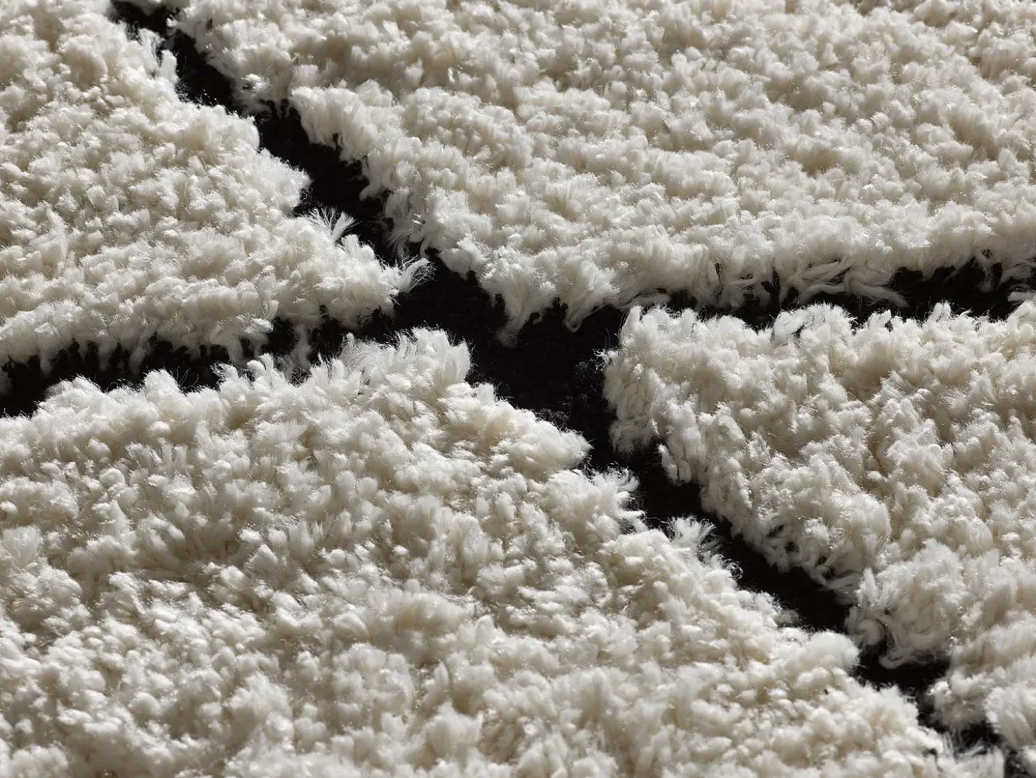 Alfombra interior - shaggy - crema - 200 x 290 cm - ATESA