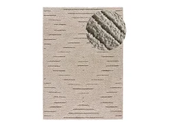 Alfombra interior - shaggy - crema - 160 x 230 cm - ATESA
