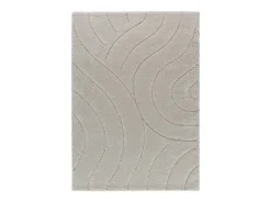 Alfombra interior - shaggy - plata - 60 x 120 cm - MOLIER