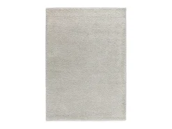 Alfombra interior - shaggy liso - plata - 120 x 180 cm - ATLAS