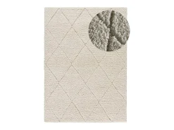Alfombra interior - shaggy - blanco - 200 x 290 cm - ATESA