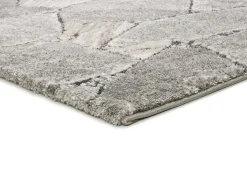 Alfombra interior - shaggy moderno - gris - 140 x 200 cm - KIVET