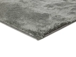 Alfombra interior - shaggy liso - antracita - 160 x 230 cm - ROMA