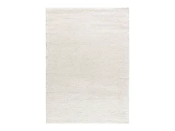 Alfombra interior - shaggy liso - blanco - 120 x 180 cm - ATLAS