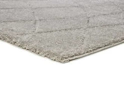 Alfombra interior - shaggy - plata - 133 x 190 cm - MOLIER