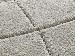 Alfombra interior - shaggy - plata - 133 x 190 cm - MOLIER