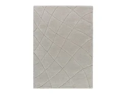 Alfombra interior - shaggy - plata - 133 x 190 cm - MOLIER