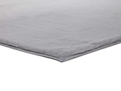 Alfombra interior - shaggy liso - plata - 120 x 180 cm - FOX