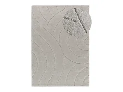 Alfombra interior - shaggy - plata - 80 x 150 cm - MOLIER