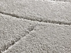 Alfombra interior - shaggy - plata - 80 x 150 cm - MOLIER