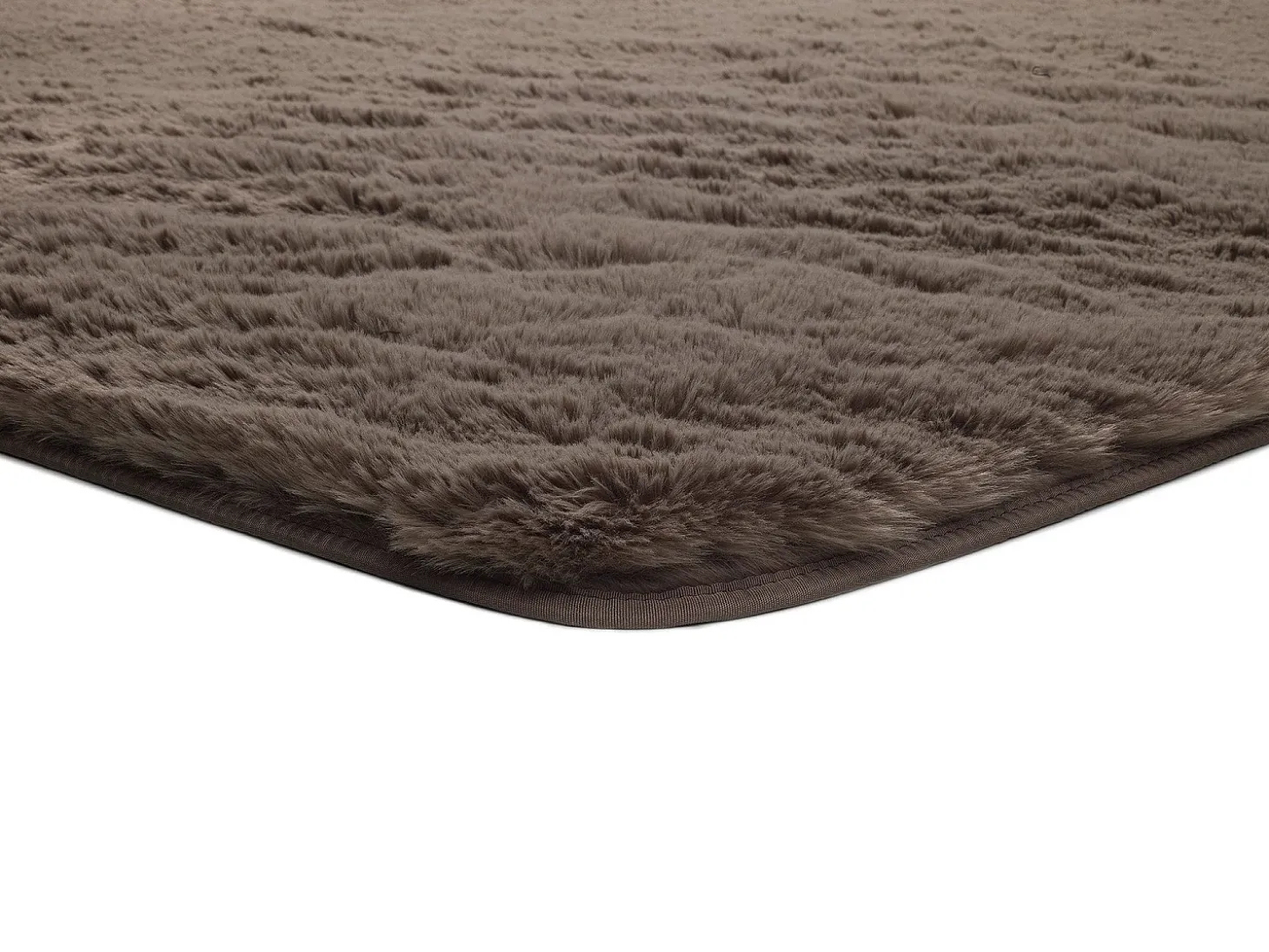 Alfombra interior - shaggy liso - visón - 60 x 100 cm - ALPACA