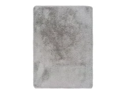 Alfombra interior - shaggy liso - plata - 140 x 200 cm - ALPACA