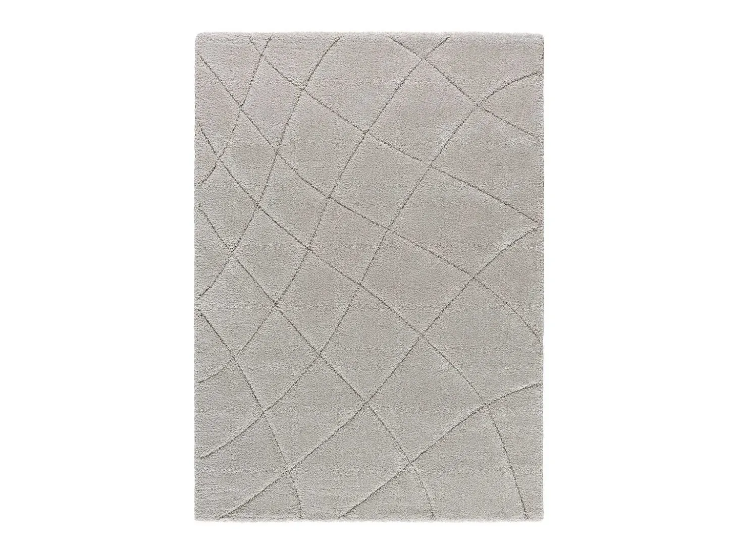 Alfombra interior - shaggy - plata - 80 x 150 cm - MOLIER
