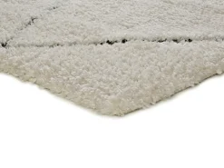 Alfombra interior - shaggy - crema - 160 x 230 cm - ATESA