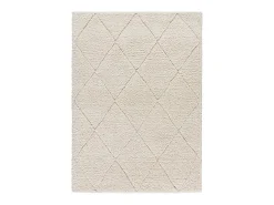 Alfombra interior - shaggy - blanco - 120 x 170 cm - ATESA