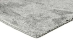 Alfombra interior - shaggy liso - plata - 140 x 200 cm - ROMA