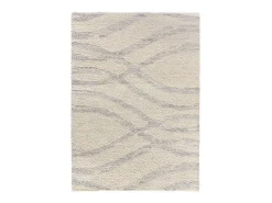 Alfombra interior - shaggy escandinavo - plata - 160 x 230 cm - HELIA