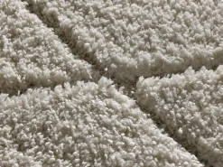 Alfombra interior - shaggy - blanco - 160 x 230 cm - ATESA
